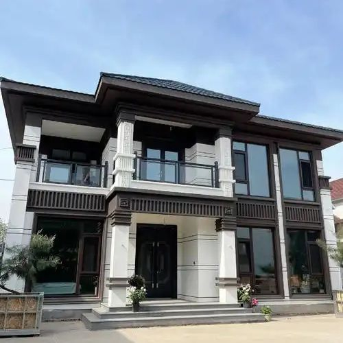 Rooftop Solar Integrated Light Steel Ecological Villa