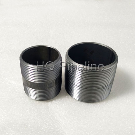 Carbon Steel Galvanized Male NPT Threaded Seamless Long Barrel Pipe Nipple