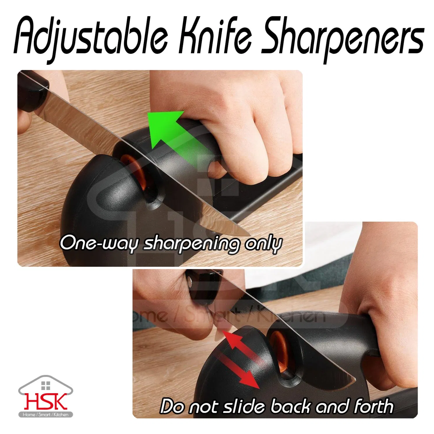 Creative Four-in-One Multi-Functional Knife Sharpener for Household Kitchens