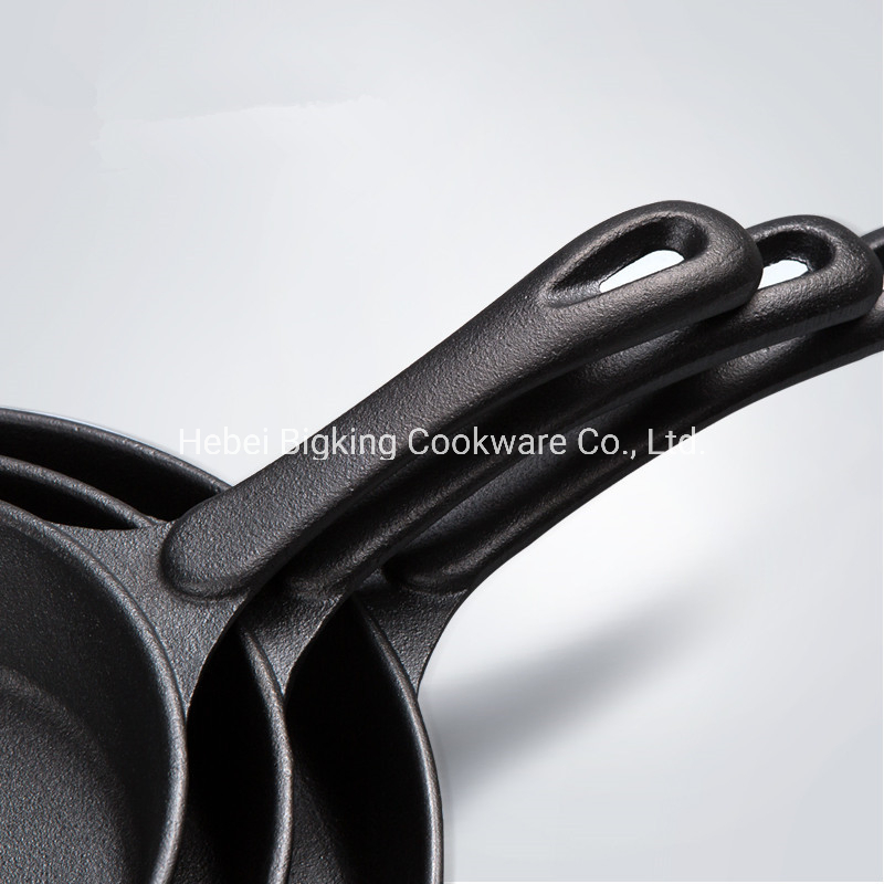 2019 New Set of 3 Pre-Seasoned Cast Iron Fry Pans