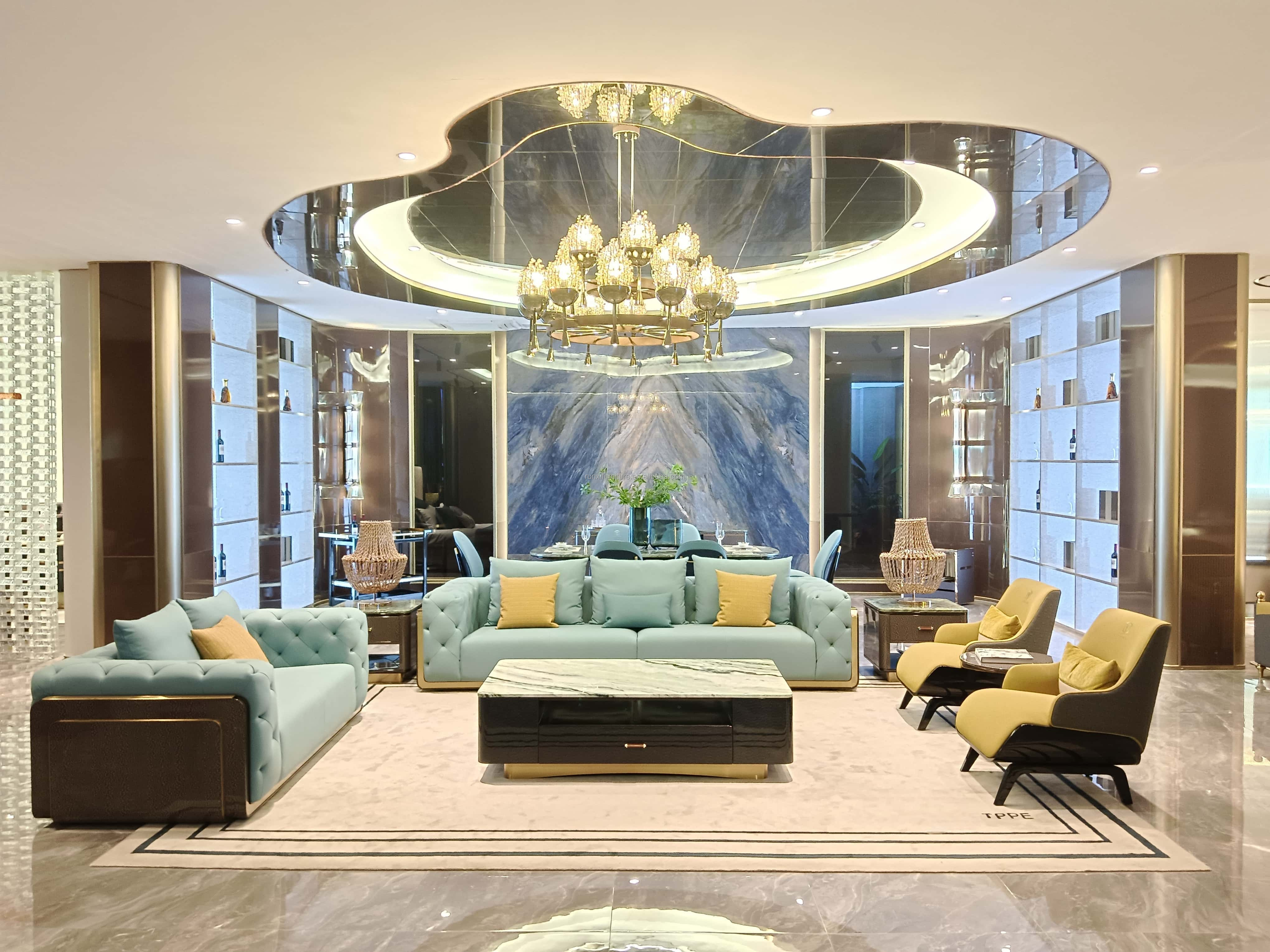 Мебель для гостиной вилл скандинавский стиль премиум