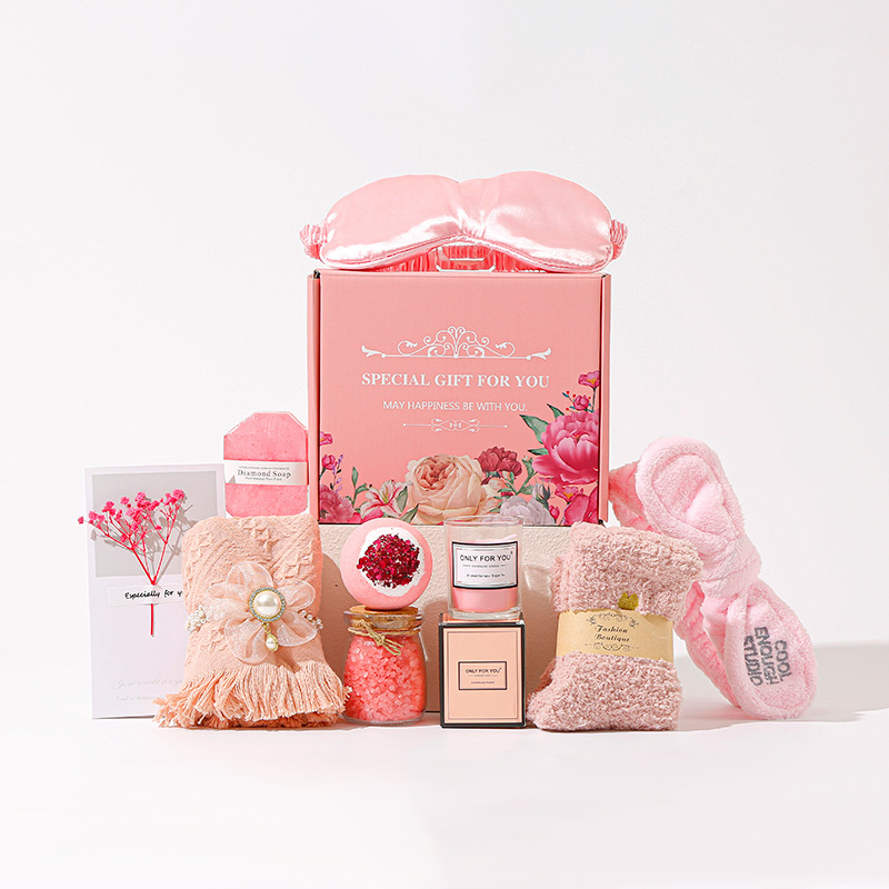 Elegant Aromatherapy Gift Box Set Handmade Soap & Scented Candle for Corporate Gifting Bulk