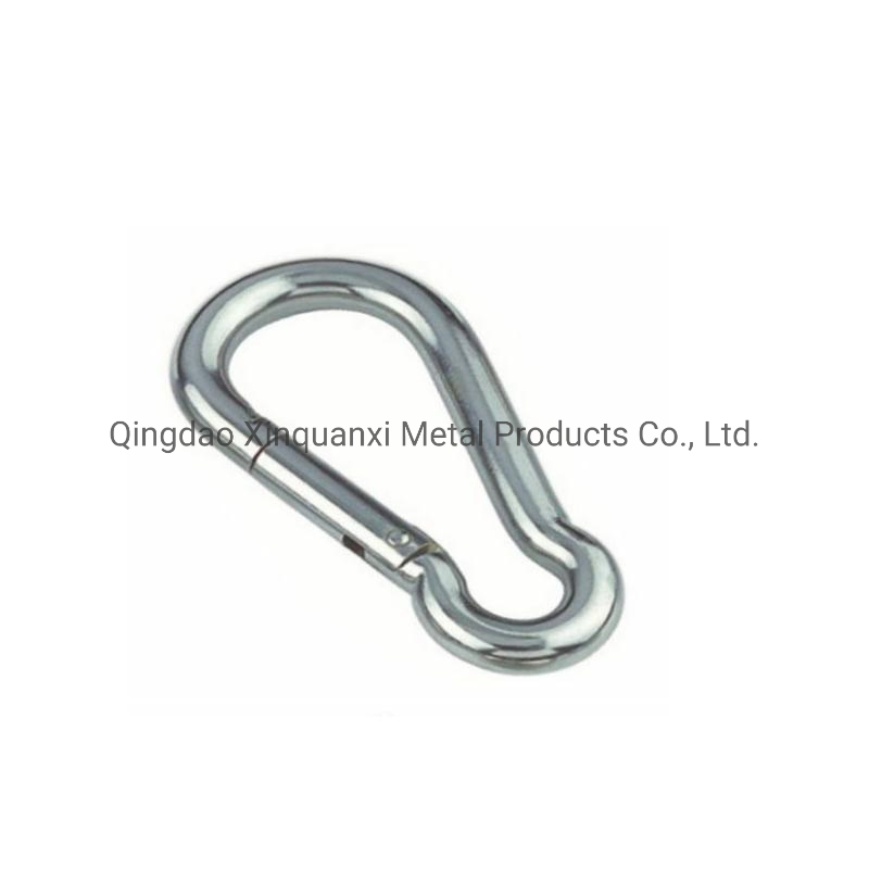 Heavy Duty 304/316 Stainless Steel Carabiner Silver DIN 5299 C Snap Hook