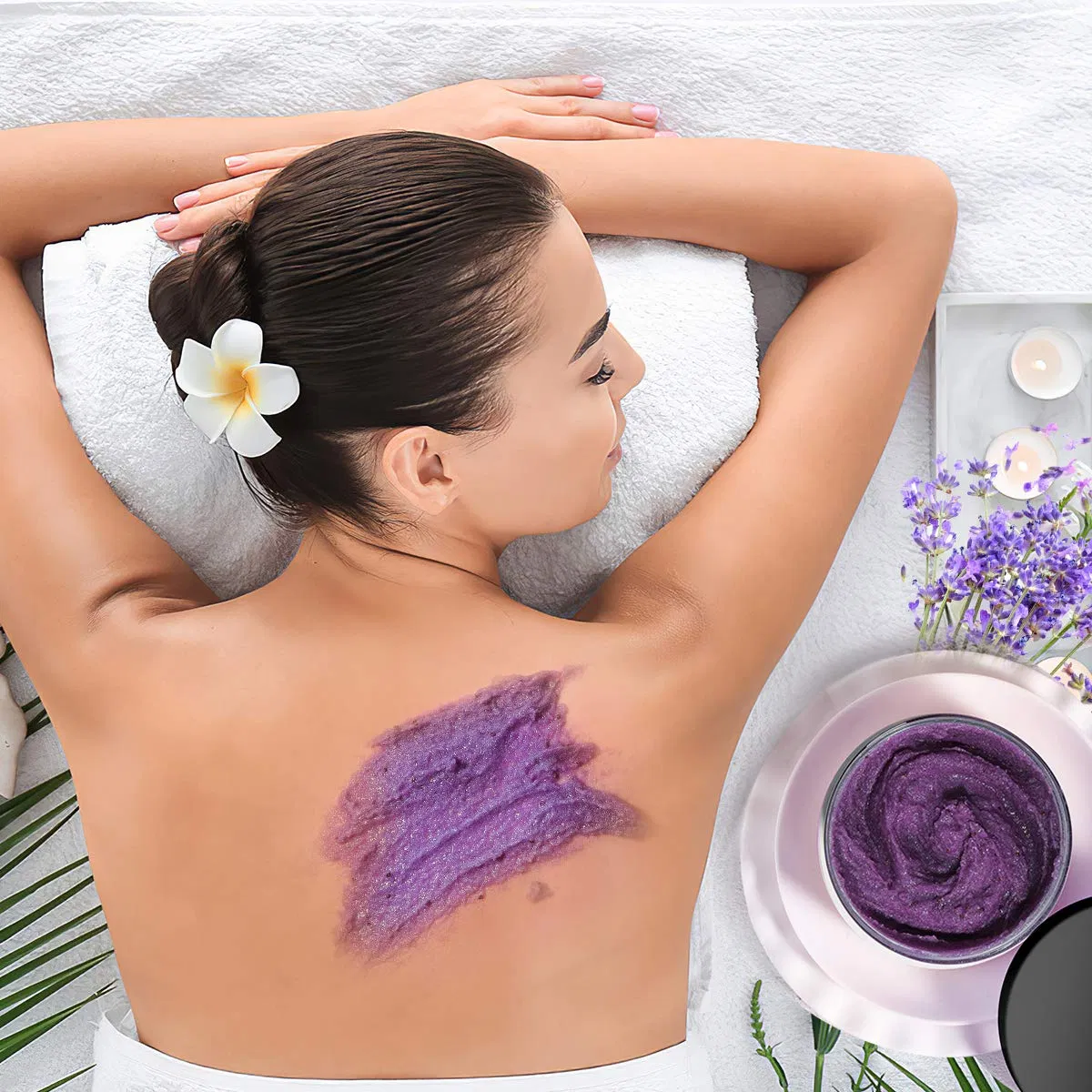 Premium Body Scrub with Natural Ingredients for Intensive Care and Protection