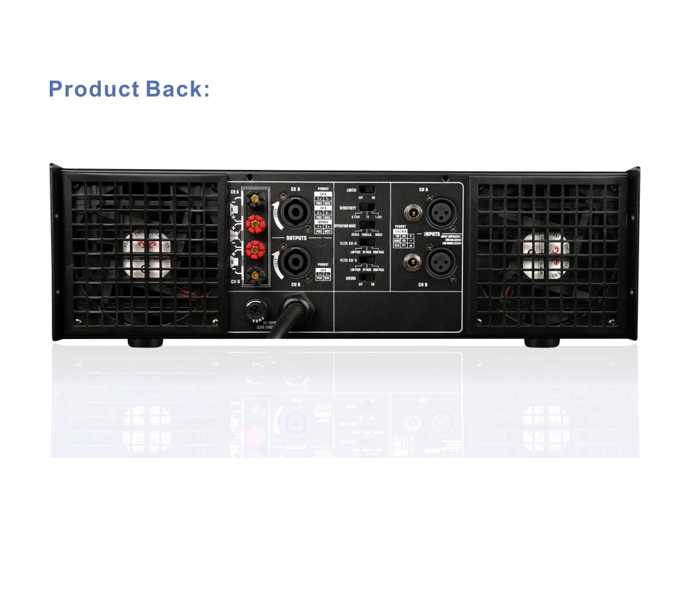 Mt1601 Class H Professional Power Amplifier for DJ Equipment Power Amplifier