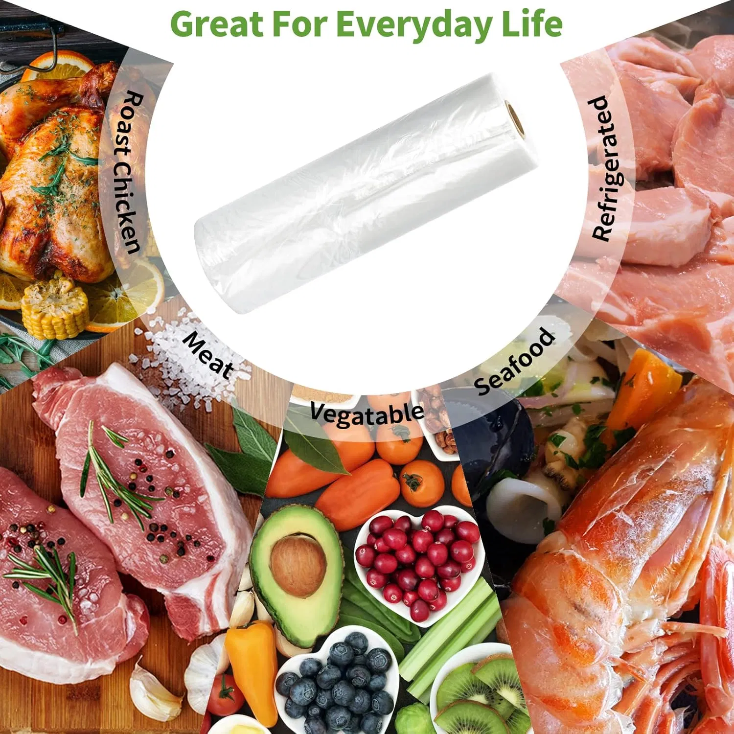 BPA-Free Transparent Packaging Bags Safe for Direct Food Contact