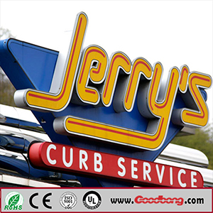 Acrylic Lighting Letters Signboard LED Back Side Mini Signage