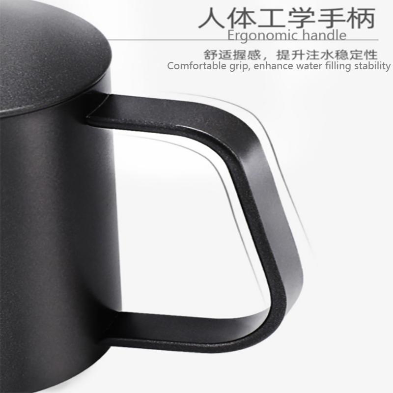 Elegant White 350ml Water Kettle for Hand Brewing Coffee