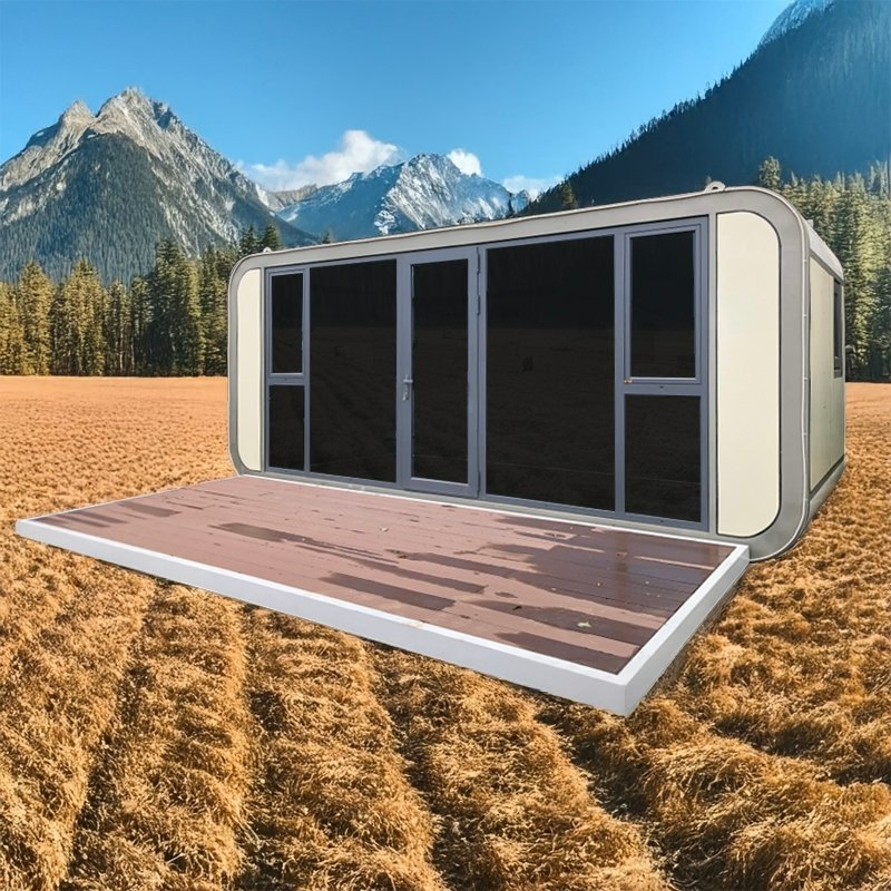 Outdoor Countryside Yard Room Camping Area with Bathroom Prefabricated House