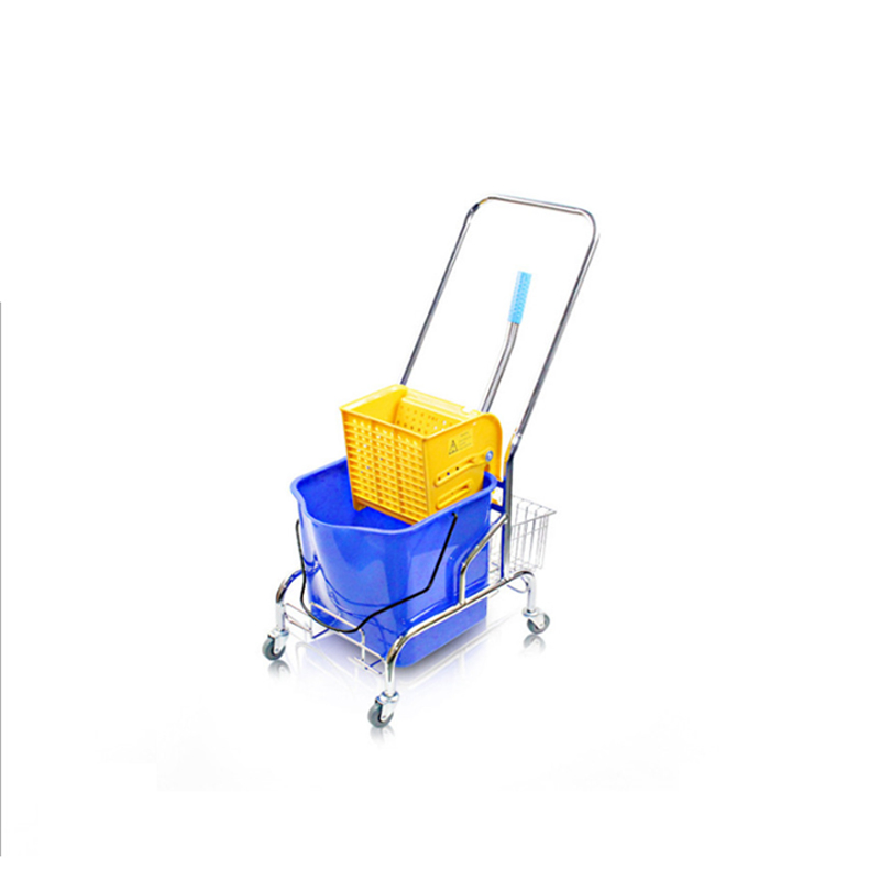 Plastic Floor Cleaning Trolley Hotel Supplies Mop Wringer Trolley