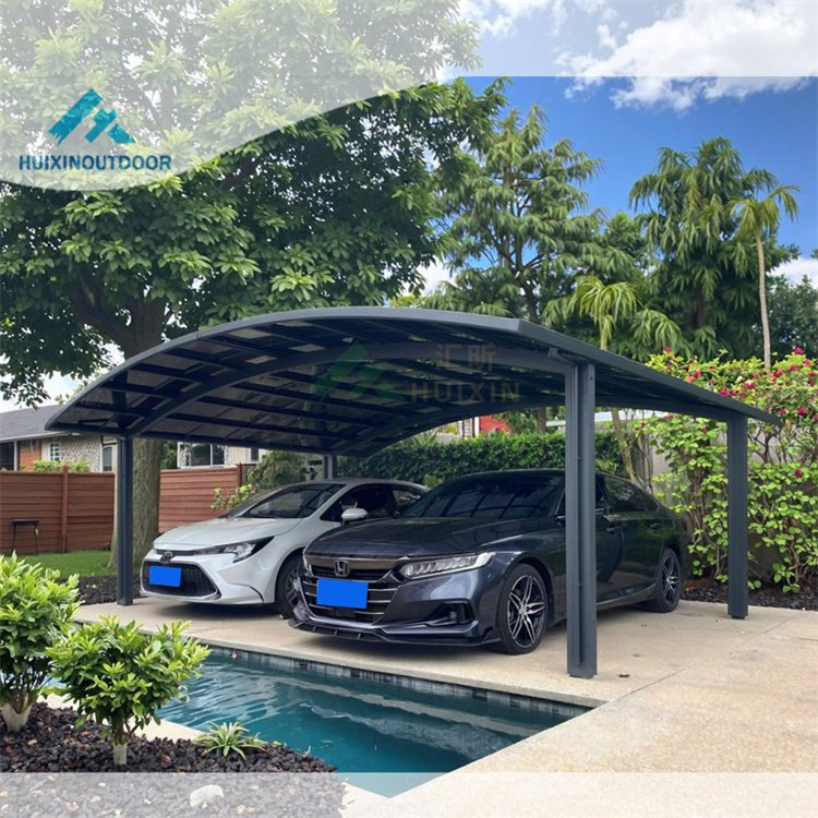 Morden Style 4 Car Garage Canopy Cover Port