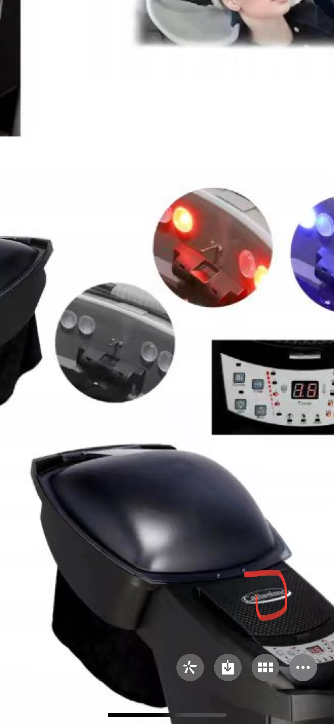 Wholesale High Quality Ultrasonic Micro Mist Hairdressing Hair Steamer for Beauty Salon 7 Color Lights O3 Ozone Hair SPA Machine