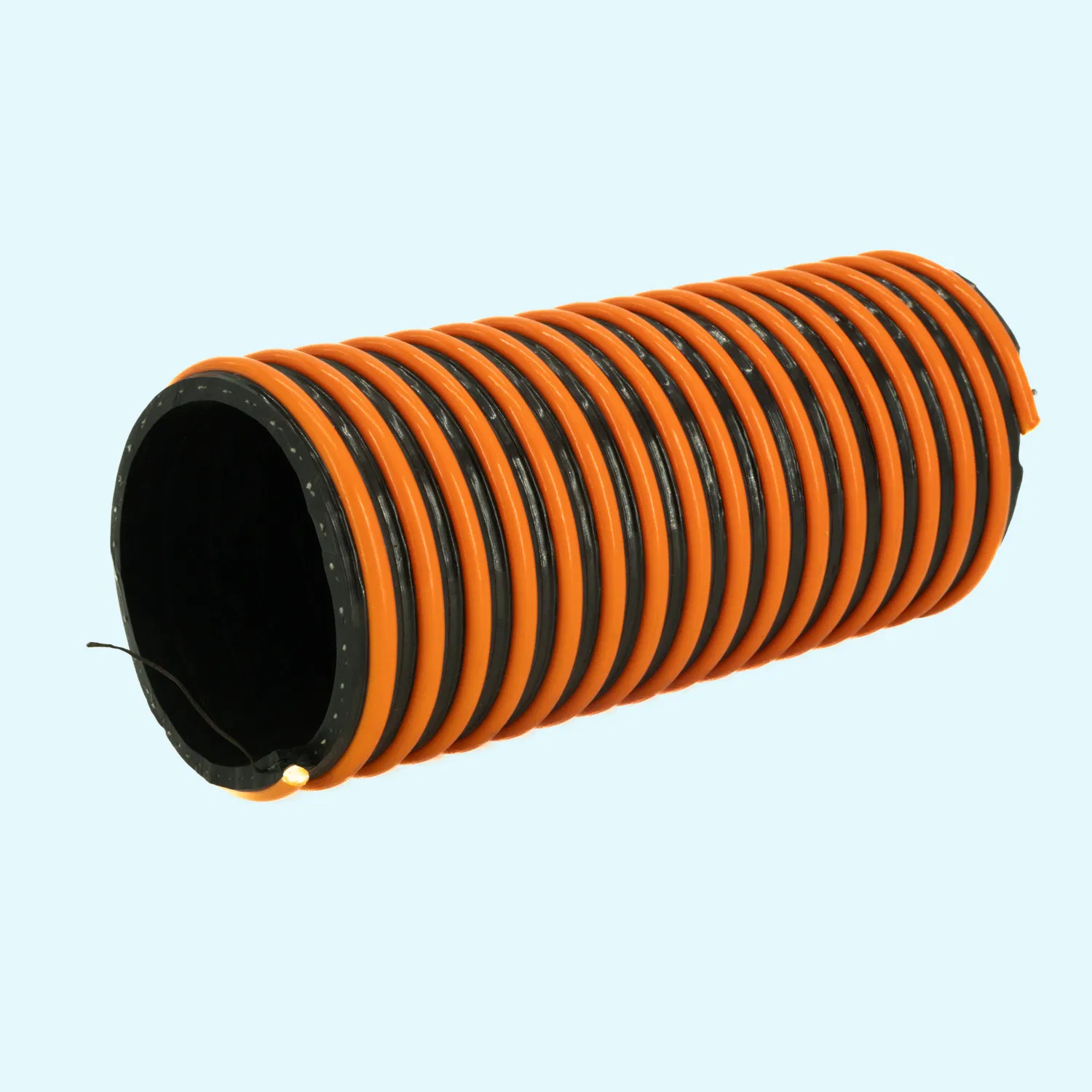 Corrugated Flexible PVC Suction Reinforced Hose 3/4'' 1'' 2'' 3'' 4'' 5'' 6'' 8'' for Water Oil Pump SPA Duct Grit Sewage Mining Vacuum Use