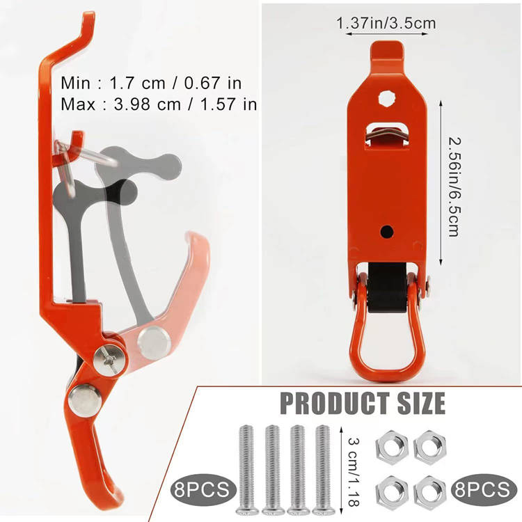 Yh3651 New Condition Quick Release Axe Holder Mount Shovel Roof Rack Wall Mounting Brackets off-Road Camping Car Accessories New