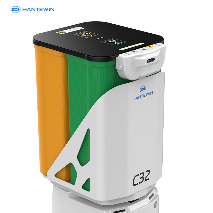 Fully Automatic Unmanned Washer Sweeper Collection Service Cleaning Robot for Factory Workshop