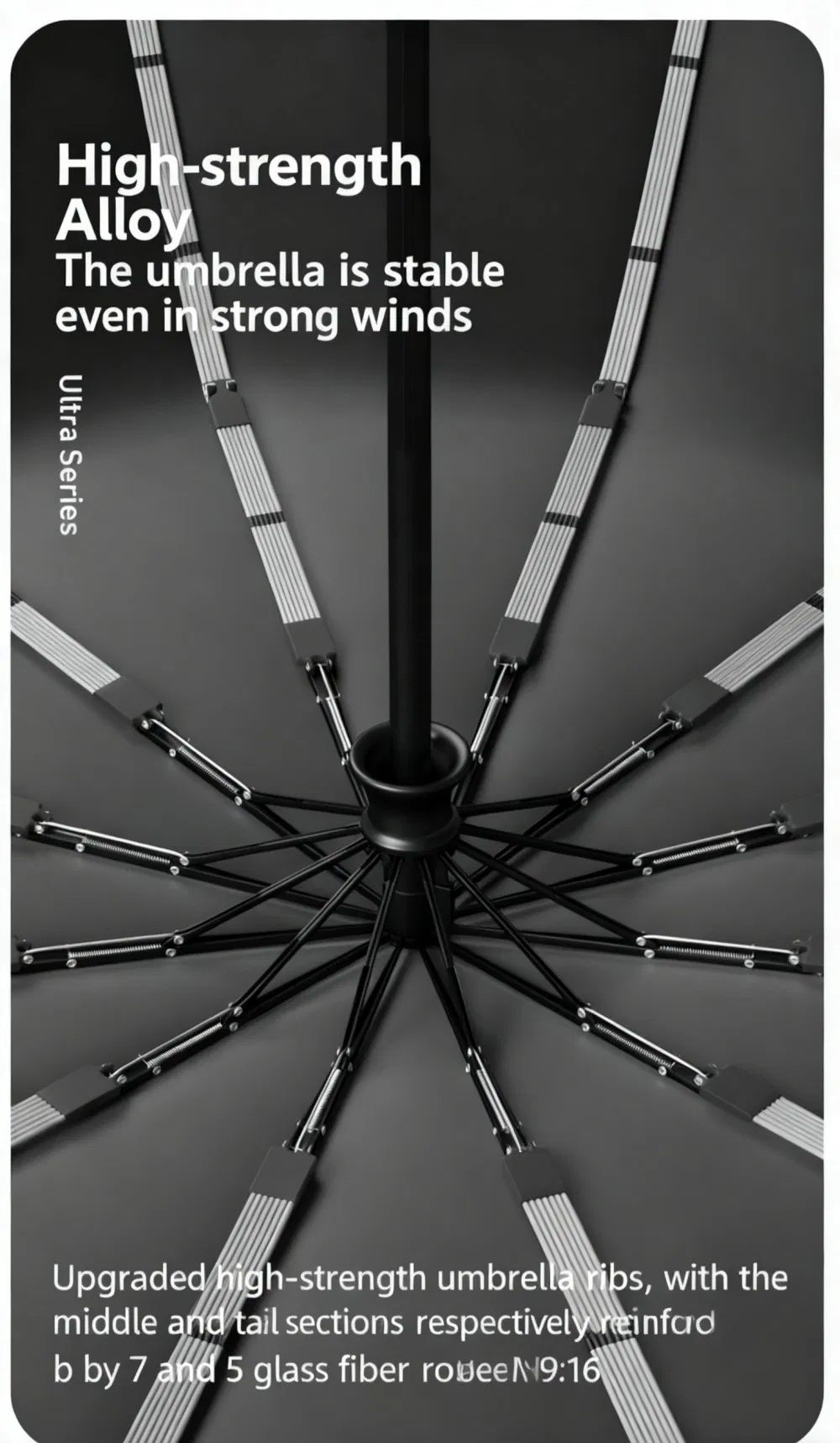 Стильный автоматический зонт для любой погоды