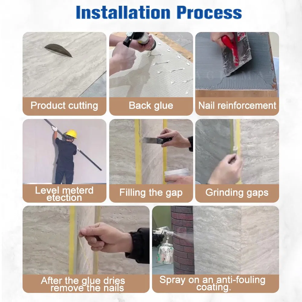 Hot Selling High-Quality Flexible Tile & Real Slate Soft Tiles Hotel Artificial Stone Artificial Stone