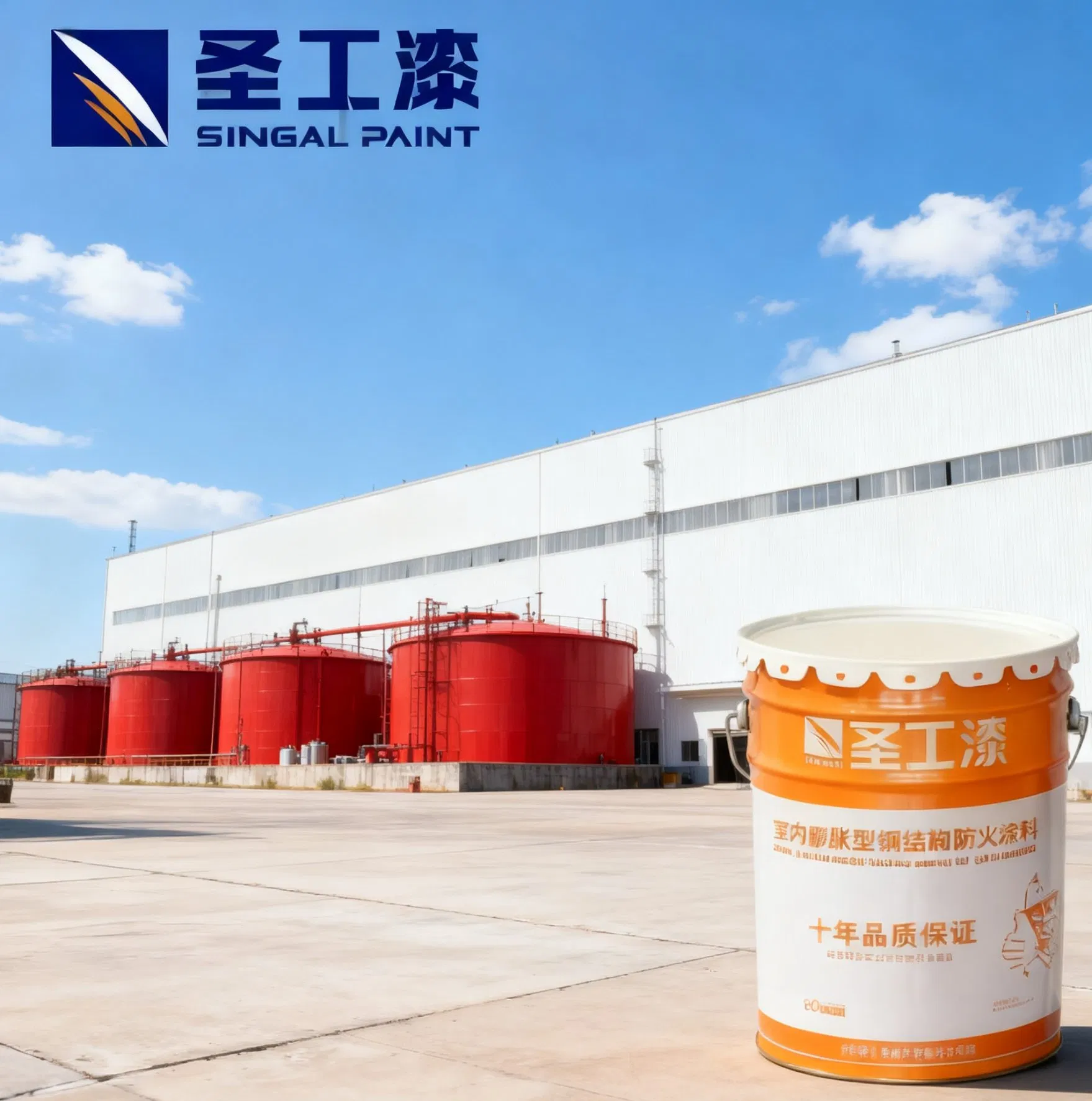 Topcoat Special for Outdoor Intumescent Fire Retardant Coating