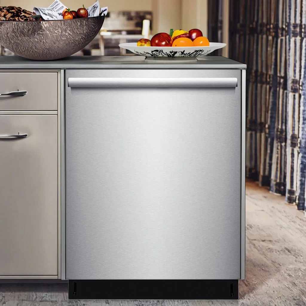 14 Sets Stainless Steel Dish Washer Built-in Dishwasher for Home Hotel Use