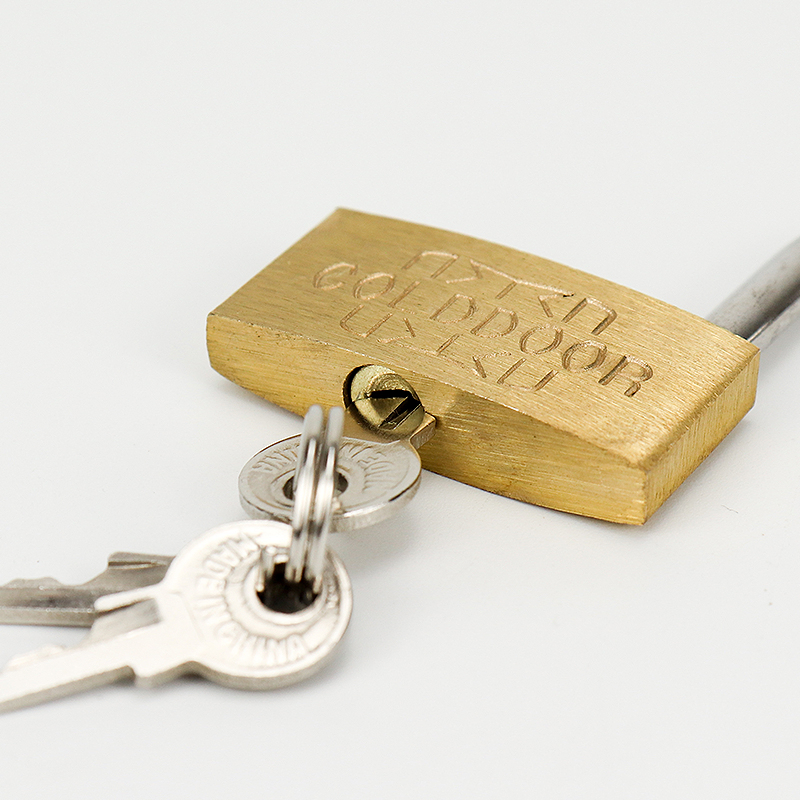 Wholesale New Full Copper Lock Core Security Solid Hardened Brass Padlock Key Card Mounted Copper Lock