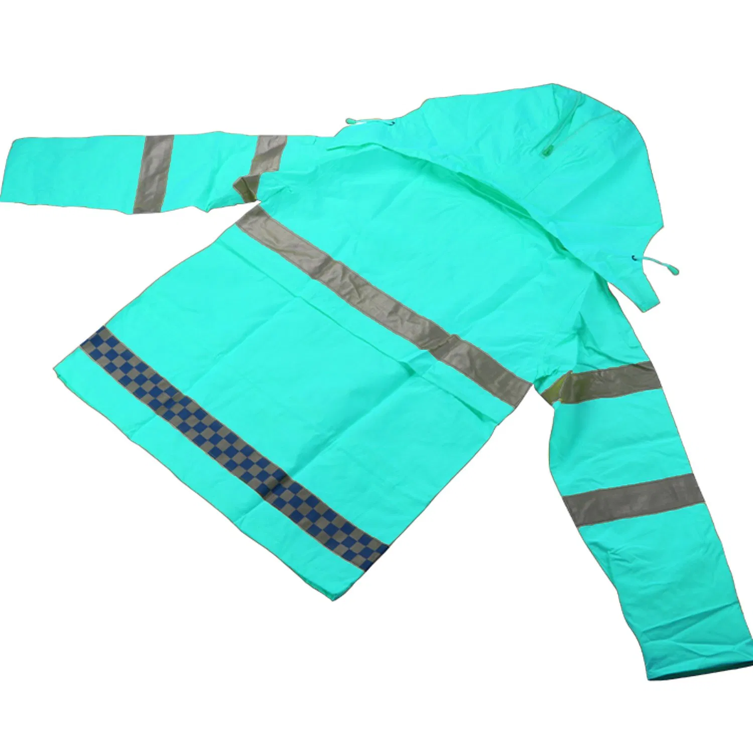 Light Weight Waterproof Raincoat Reflective Work Wear