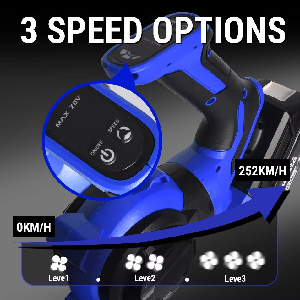 Made in China High Efficiency Industrial Grade Cordless Leaf Blower for Cleaning