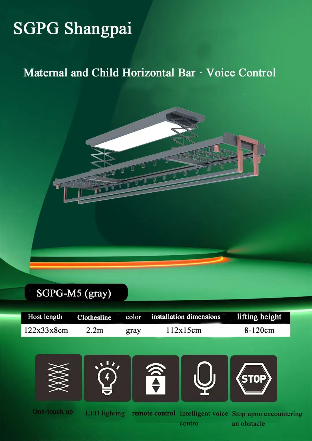 Wall-Mounted Foldable Clothes Drying Rack for Space Saving
