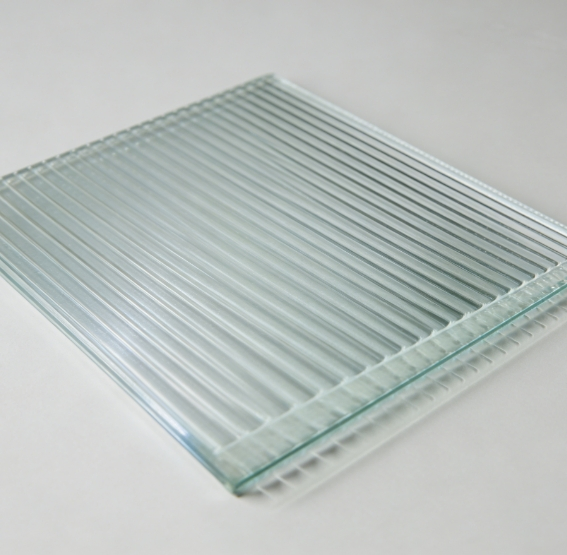 Fluted Glass for Home Renovation Sliding Door, No Drilling Required