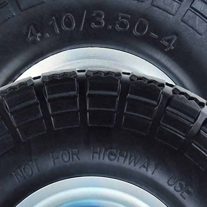 350-4 PU Foam Flat Free Trolley Wheels