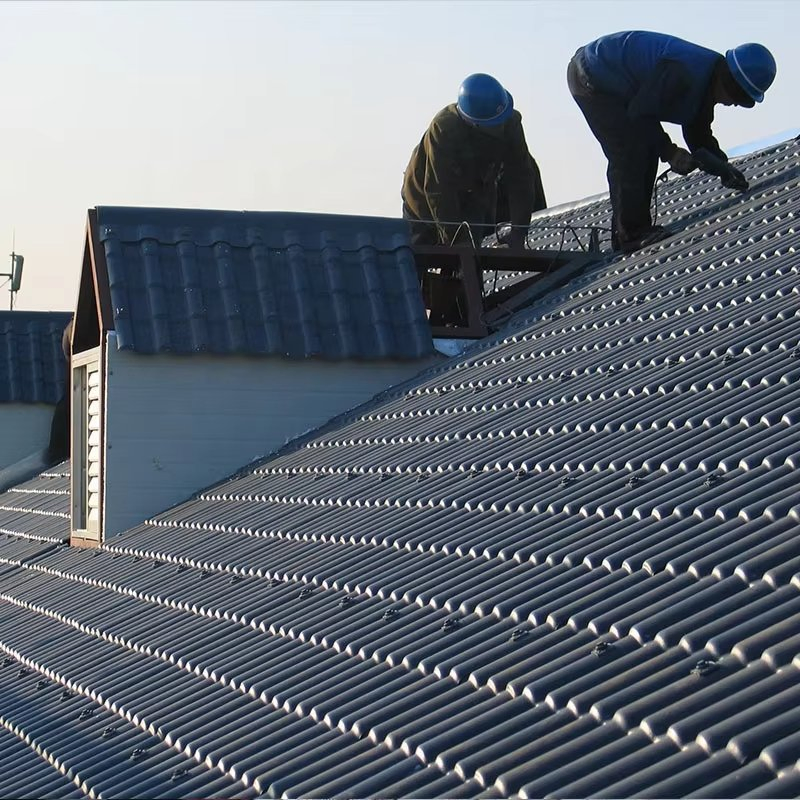 New Design Roma Style ASA Coated Synthetic Resin Roof Tile Widely Used PVC UPVC Roofing Sheet for Rooftop