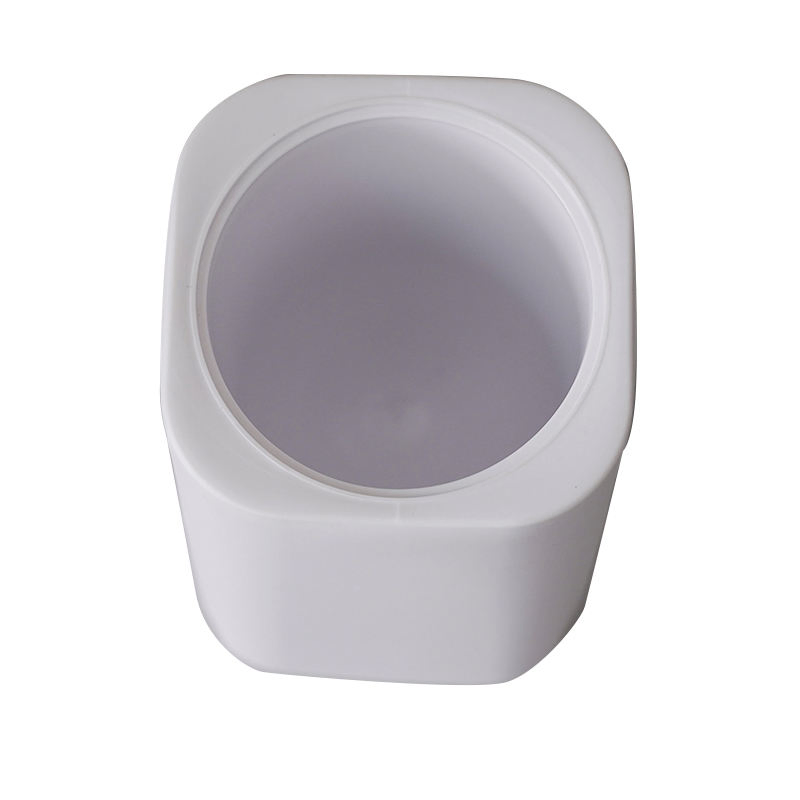 High-Elevated Aluminum Storage Box with Soft Brush Head Protective Cleaning Brushes for Toilet Glaze Surface