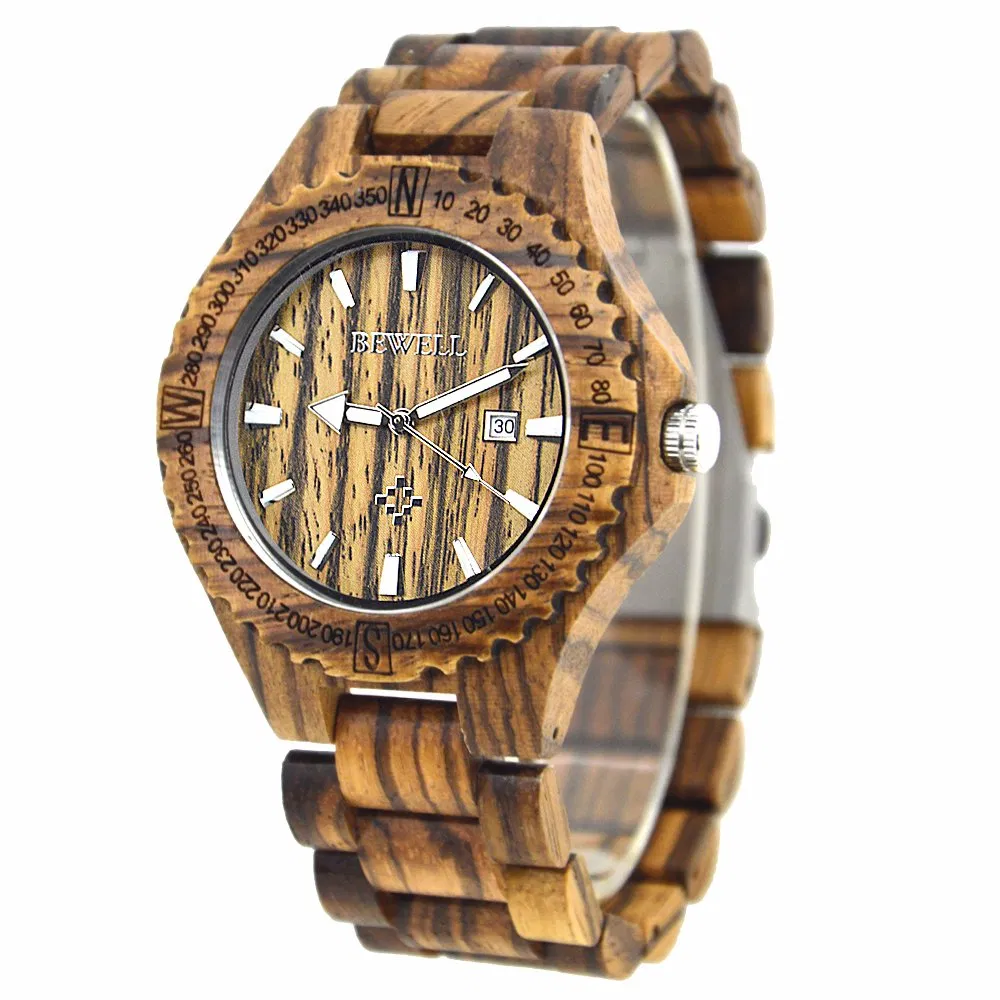 Design Your Own Logo Cheap Men Wrist Wooden Hand Watch