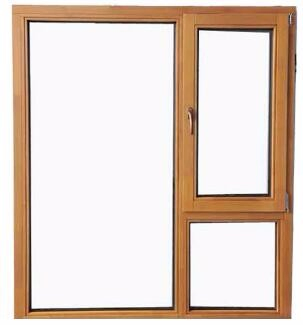 Modern Design Window for Your House, Round or Any Customized Shape Wood Specialty Glass Window