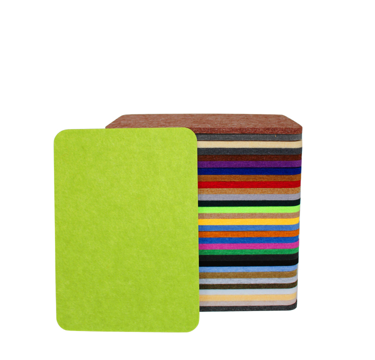 Superior Acoustic Polyester Fiber Wall Panel Black Fiberglass Ceiling Panel - Cinema Sound Absorption