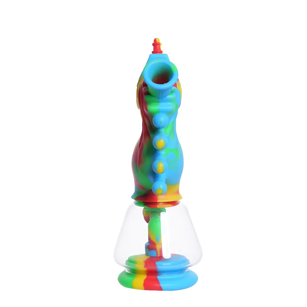 8.5" Magical & Mystical Unicorn Design Smoking Water Pipe