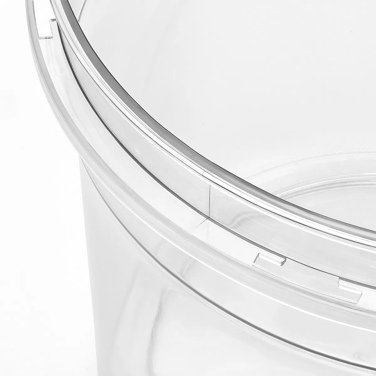 Factory Supply Custom Logo Portable Pet Car Washing Bucket Plastic Transparent Bucket with Lid for Car Detailing