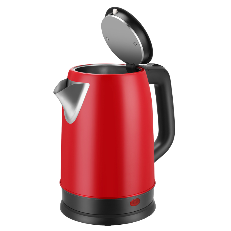 2.0L Electric Kettle - 201/304 Stainless Steel Inside, Color Painted Outside