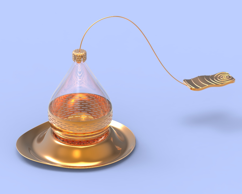 The Gold Plating Stainless Steel Tea Infuser