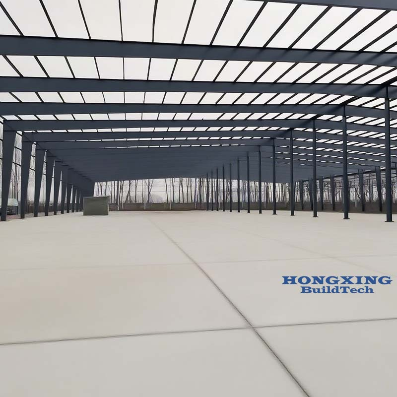 Large Span Steel Building Solution for Projects with Green Wall