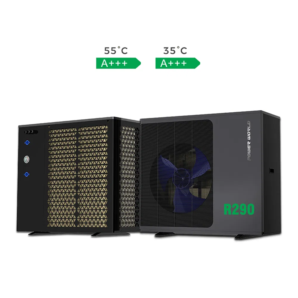 High Efficiency Full Inverter Air Source Heatpump Thermostat R290 Heatpump Inverter Air to Water