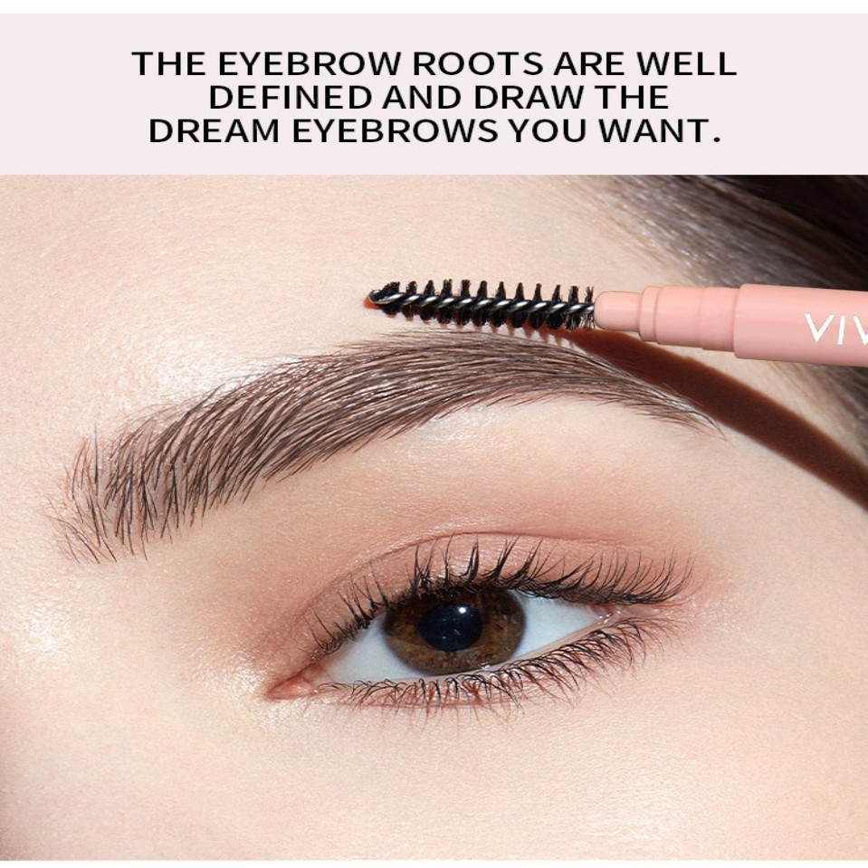 Cosmetics No Sharpening Pen 3D Brush Eyebrow Pencil