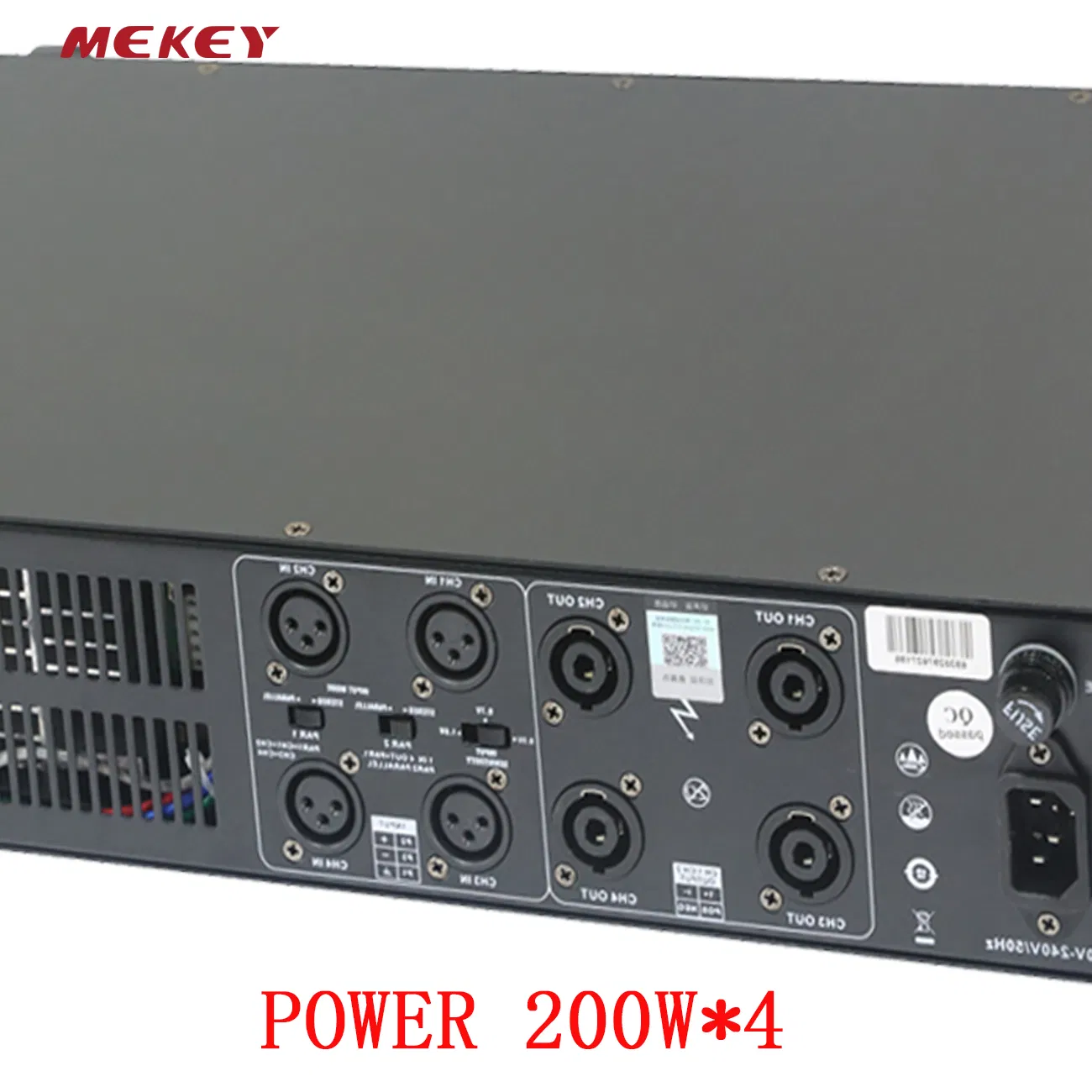 Четырехканальный усилитель звука MEKEY MP-26402