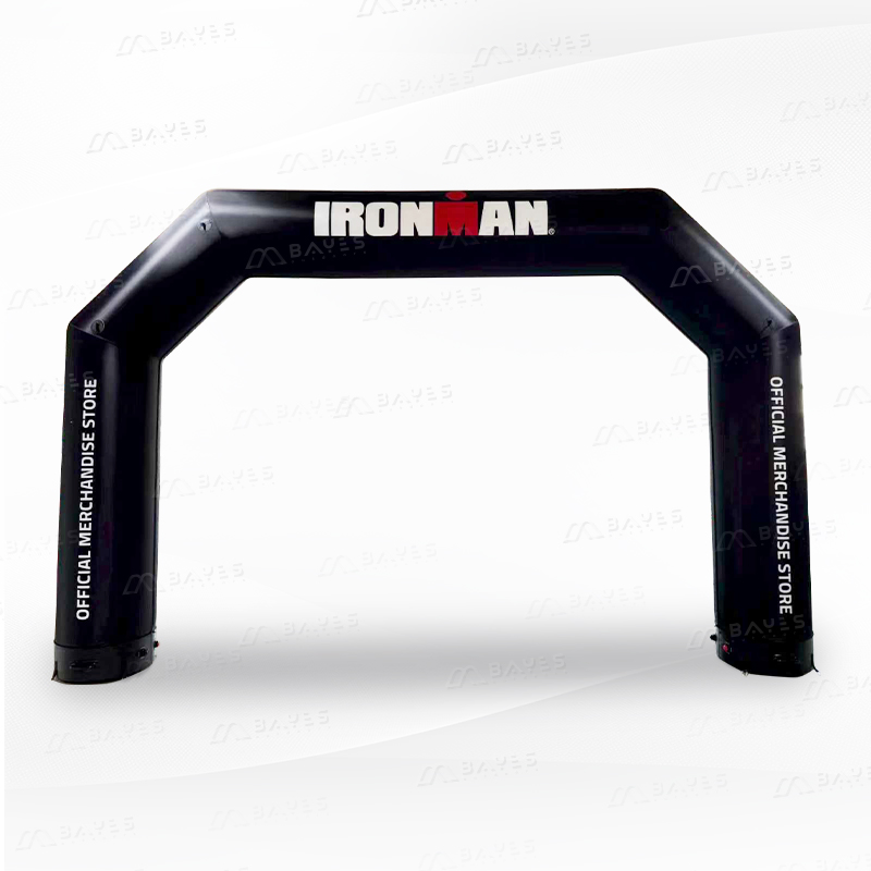 Advertising Rainbow Event Race Arch Inflatable Start Finish Line Inflatable Arch