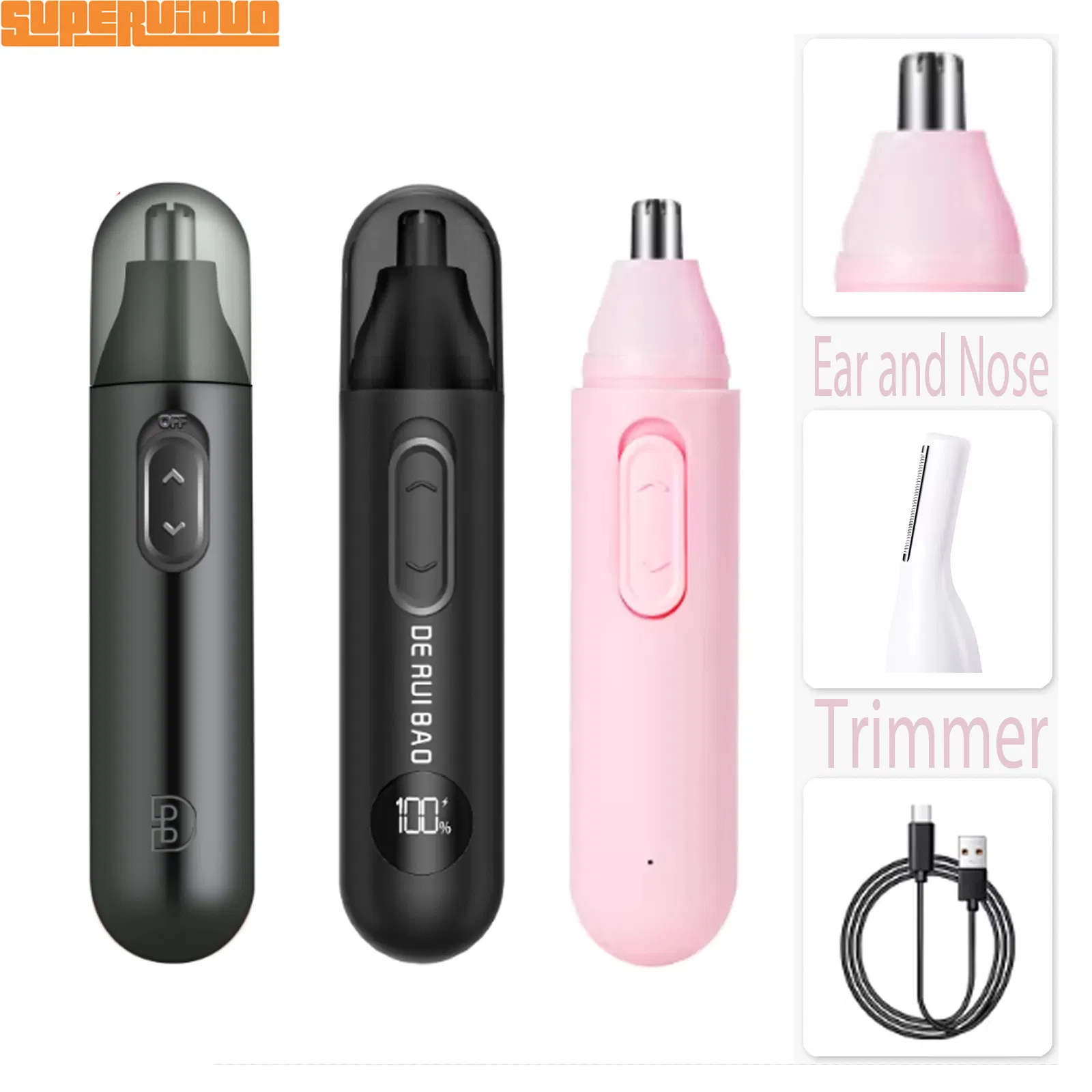 Professional Salon Quality Hair Removal Nose Hair Trimmer