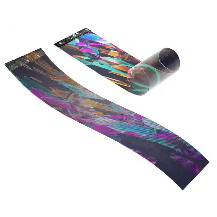 Factory Price Ultra-Thin P20 Transparent LED Display Self-Adhesive Advertising for Glass Window Wall