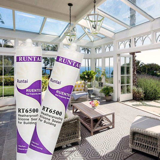 Ultimate White Waterproof Glass Adhesive for All Weather Use