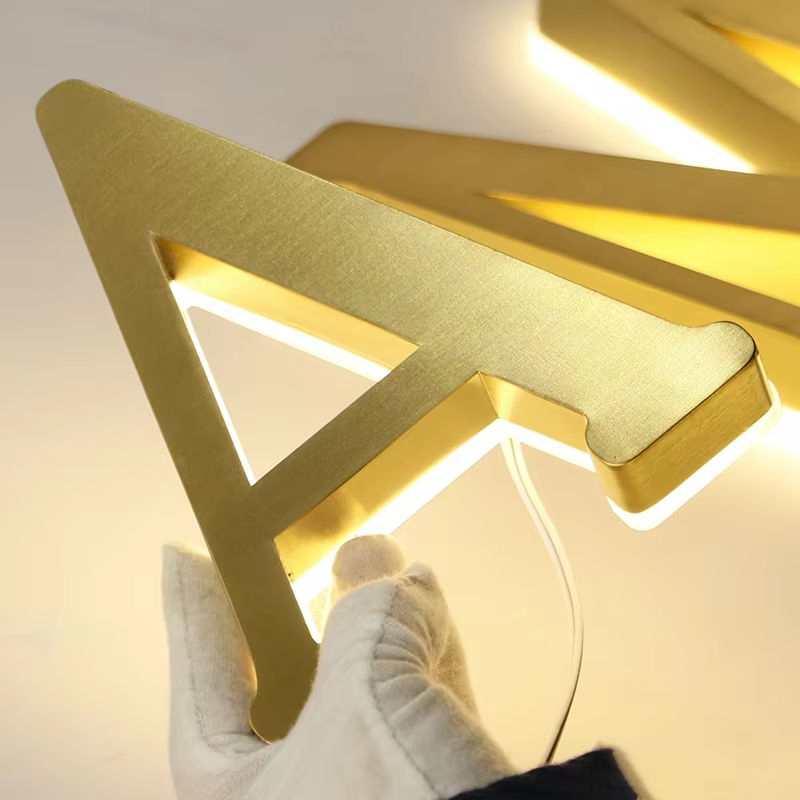 Ezd Custom Advertising Outdoor Business Logo Light 3D LED Channel Letter Sign