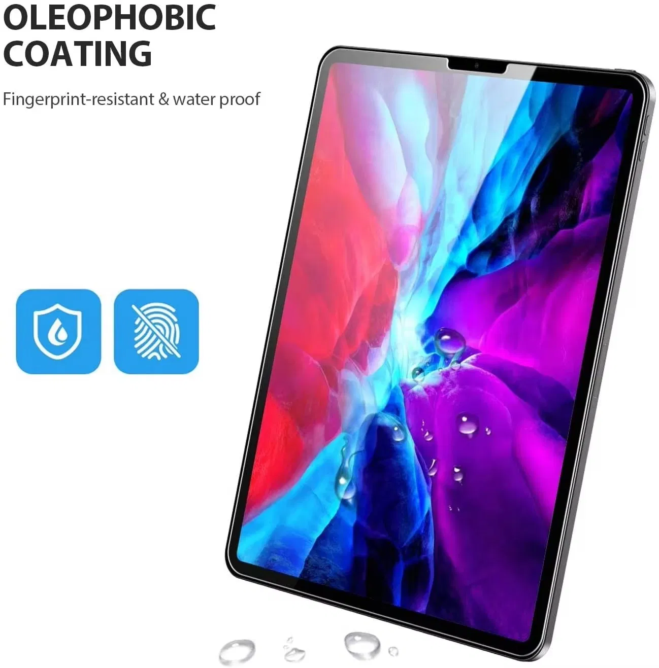 Защитное стекло 9H 2.5D для iPad 10.2 (2019-2021)