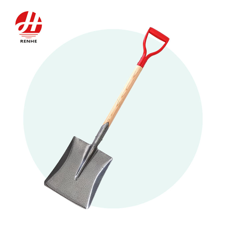 Premium Custom Garden Spade Shovel with Ergonomic Wooden Handle