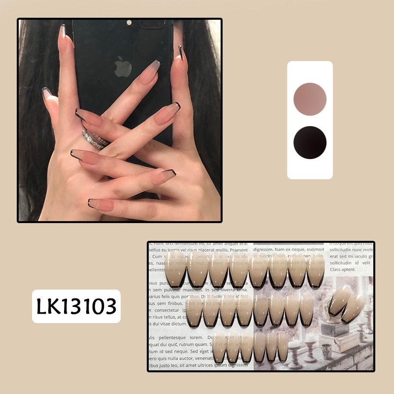 Fashionable New Fake Nail Boxed Wearable artificial Nail Artificial Wearing Fashion Nails